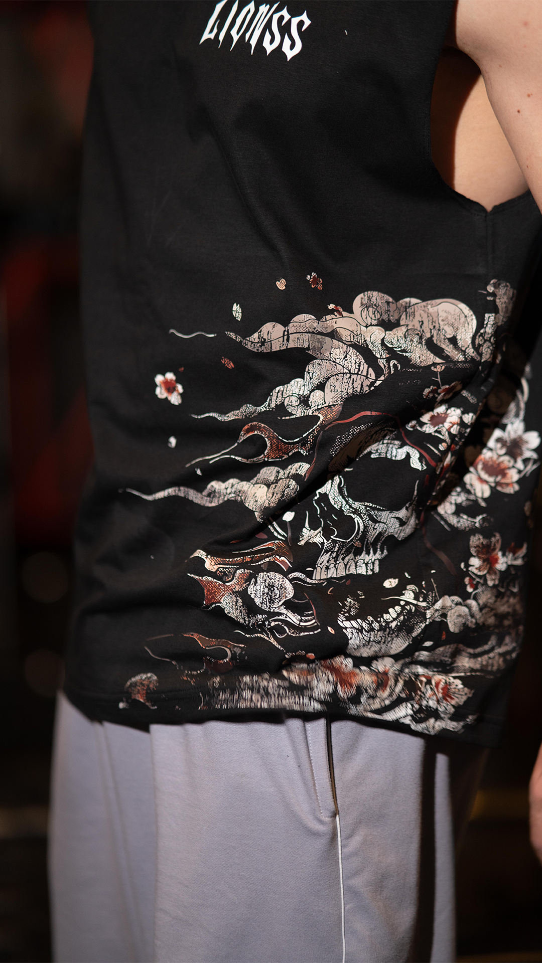 Tank skull black