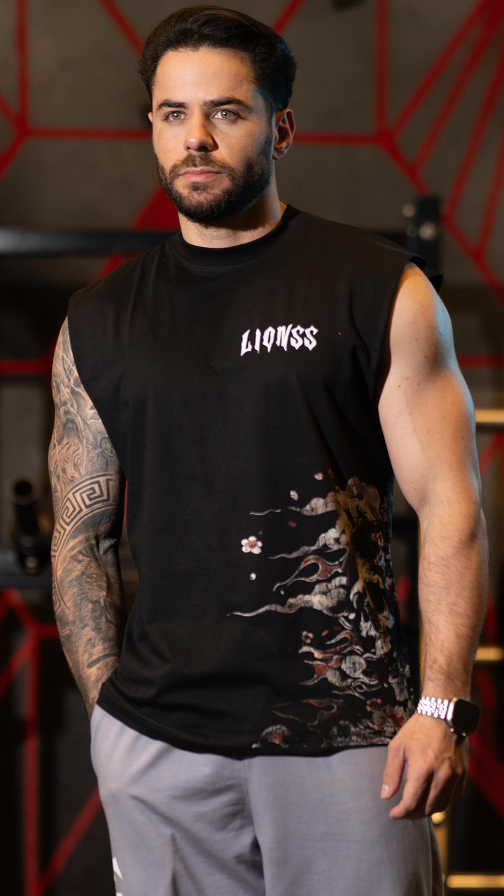 Tank skull black