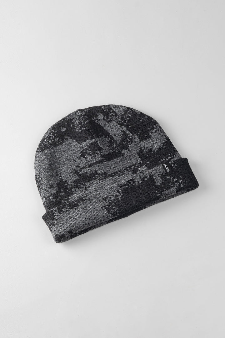 Cuff Beanie gray military