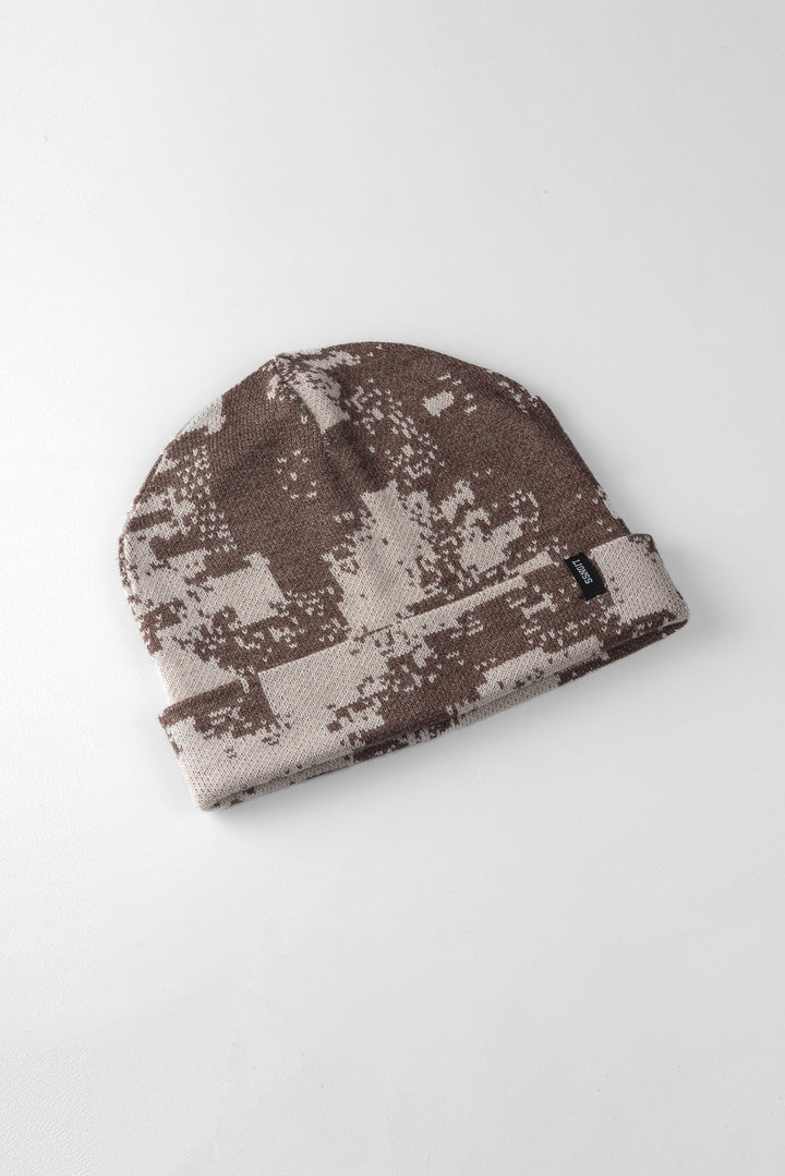 Cuff beanie - beigue military