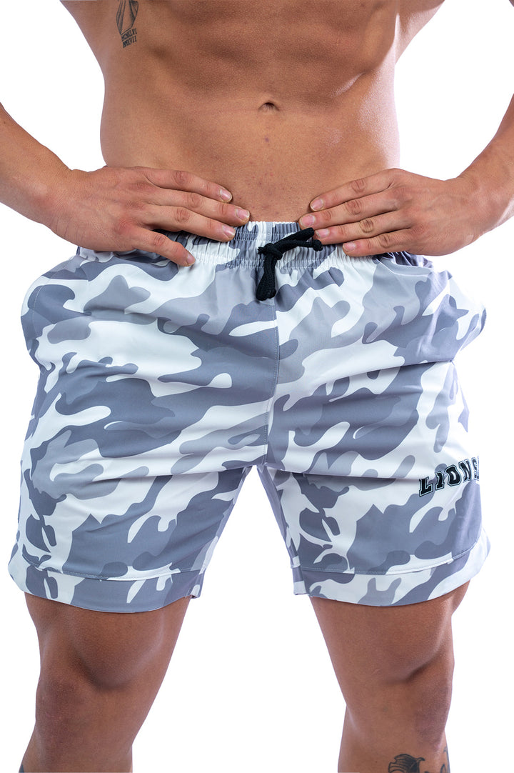 Short Camuflado Blanco